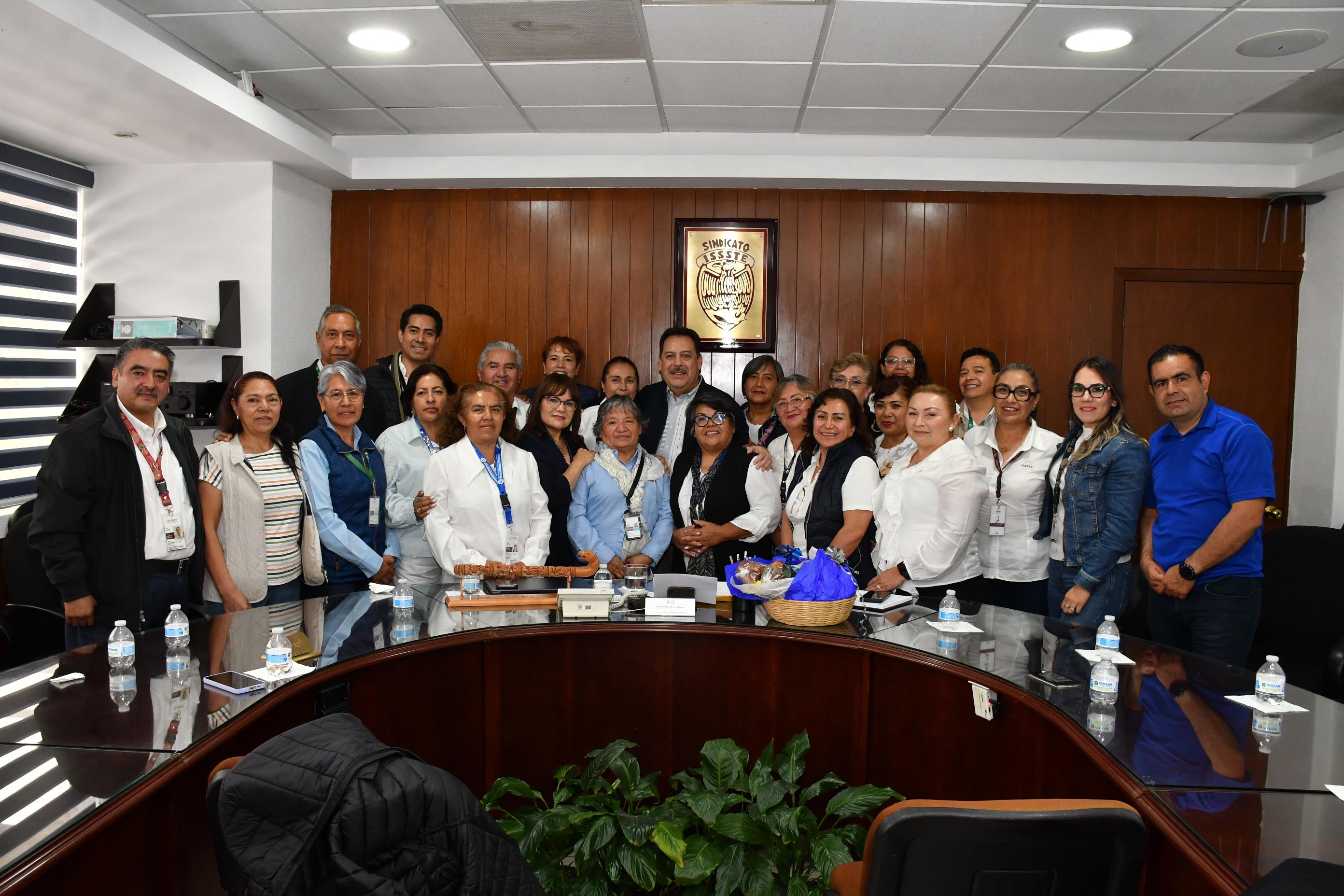Audiencia con compañeros del estado de Tlaxcala